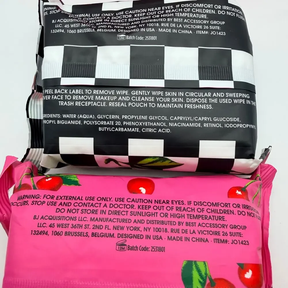 Betsey Johnson Perfect Lash Eye Kit + 2 Facial Cleansing Wipes Sets